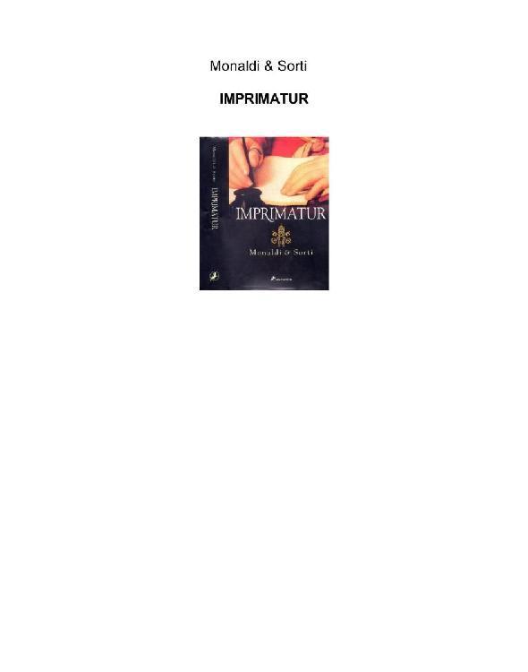 Portada de Imprimatur